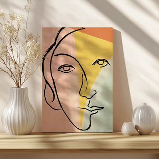 Ink Women V Colorblock Pastel Print