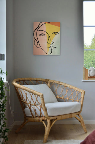 Ink Women V Colorblock Pastel Print