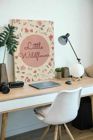 French Garden V Wildflower Print