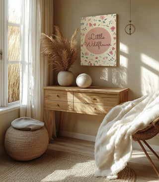 French Garden V Wildflower Print