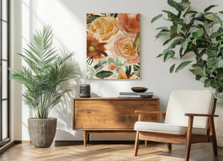 Mixed Floral Chic I Print