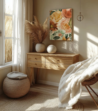 Mixed Floral Chic I Print