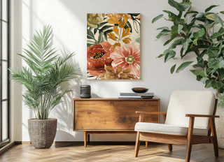 Mixed Floral Chic II Print