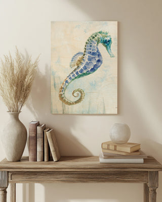 Undersea Seahorse Swimming II Print