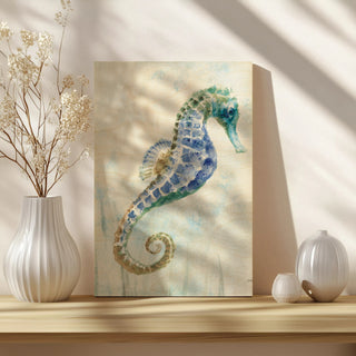 Undersea Seahorse Swimming II Print
