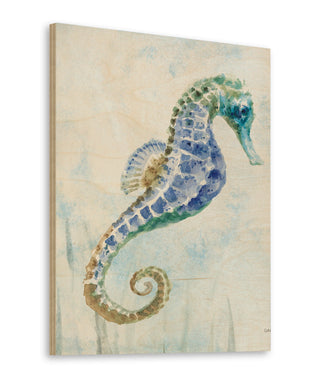 Undersea Seahorse Swimming II Print