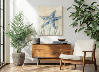 Undersea Starfish Seaweed Print