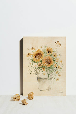 Sunflowers and Daisies I Print