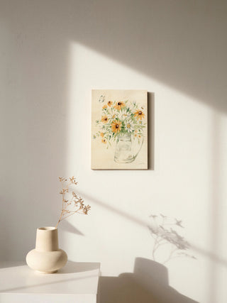 Sunflowers and Daisies II Print