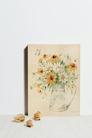 Sunflowers and Daisies II Print