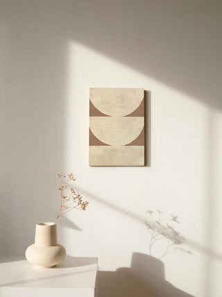 Elegant Balance I Brown Print