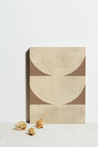 Elegant Balance I Brown Print