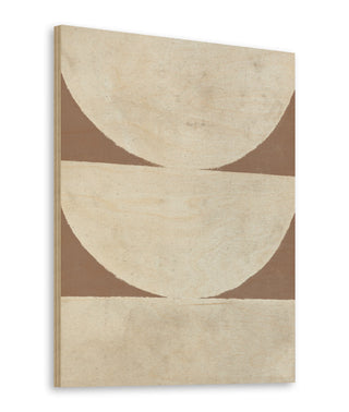 Elegant Balance I Brown Print