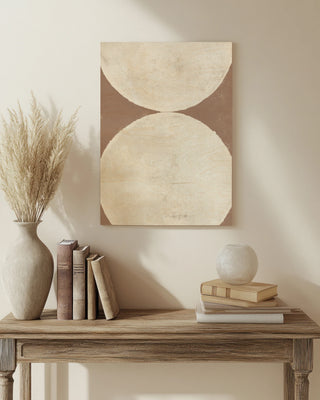 Elegant Balance II Brown Print