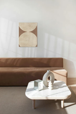Elegant Balance II Brown Print