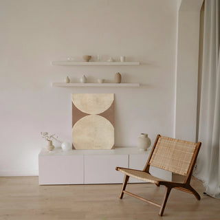 Elegant Balance II Brown Print