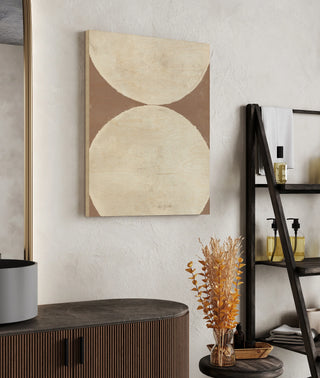 Elegant Balance II Brown Print
