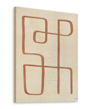 Abstract Squiggle II Desert Print