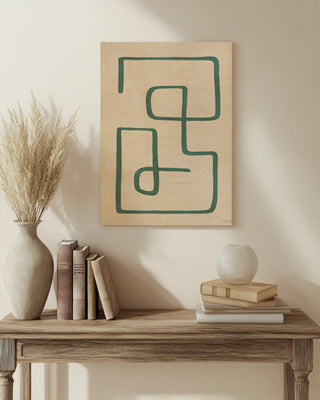 Abstract Squiggle IV Desert Print