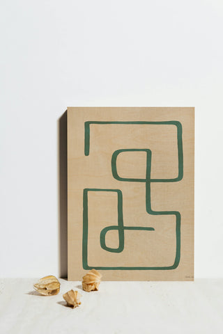 Abstract Squiggle IV Desert Print