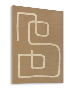 Abstract Squiggle I Desert Dark Print