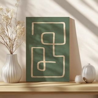 Abstract Squiggle IV Desert Dark Print