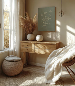 Gifts from the Meadow V Sage Print