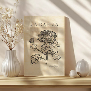 French Flower Poster I Bold Print