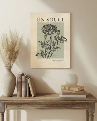 French Flower Poster II Bold Print