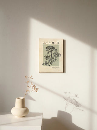 French Flower Poster II Bold Print