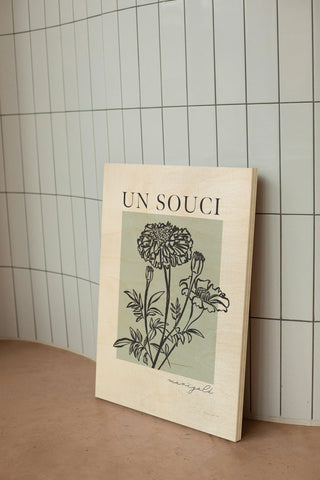 French Flower Poster II Bold Print