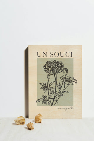 French Flower Poster II Bold Print
