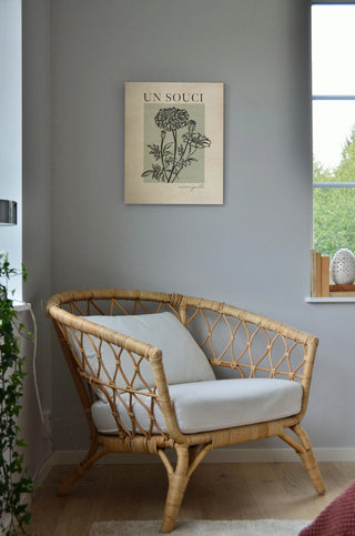 French Flower Poster II Bold Print