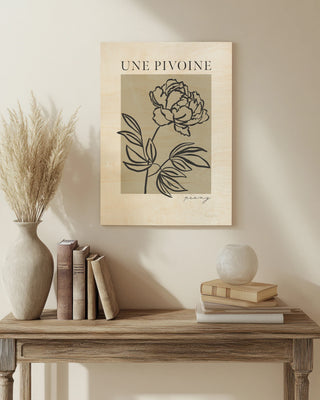 French Flower Poster III Bold Print