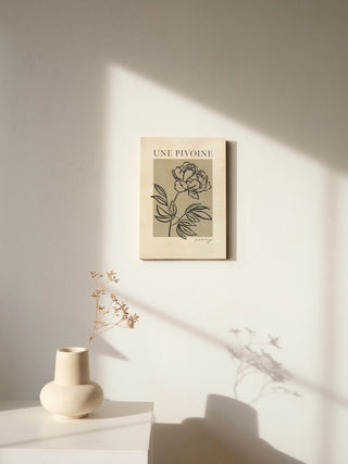 French Flower Poster III Bold Print