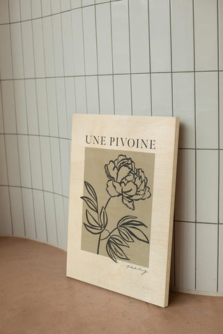 French Flower Poster III Bold Print