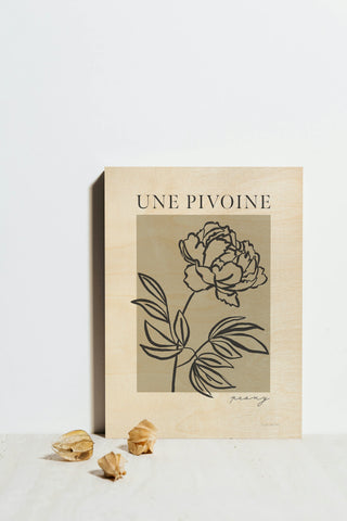 French Flower Poster III Bold Print