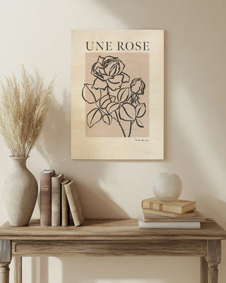 French Flower Poster IV Bold Print