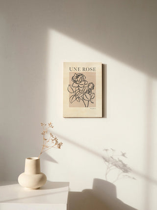 French Flower Poster IV Bold Print