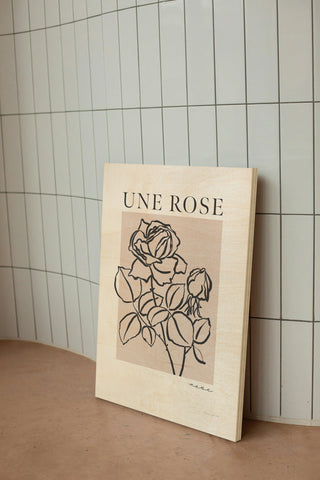 French Flower Poster IV Bold Print