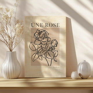 French Flower Poster IV Bold Print