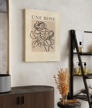 French Flower Poster IV Bold Print