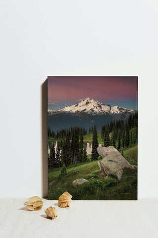Image Lake Glacier Peak North Cascades Print