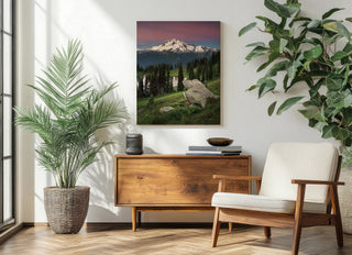 Image Lake Glacier Peak North Cascades Print