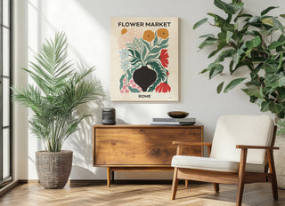 Flower Market VI Print