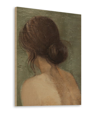 Thoughtful II Neutral Crop Print
