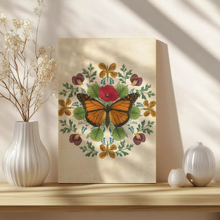 Butterfly Mandala I Vertical Print