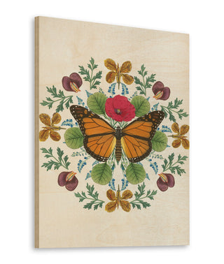 Butterfly Mandala I Vertical Print