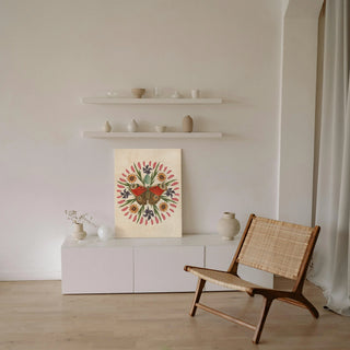 Butterfly Mandala II Vertical Print