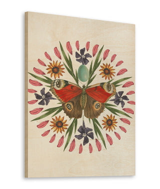 Butterfly Mandala II Vertical Print